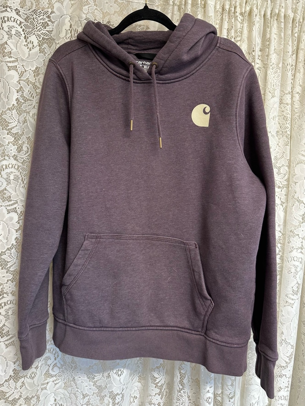 Carhartt Relaxes Fit BlackBerry Heather Midweight Hoodie